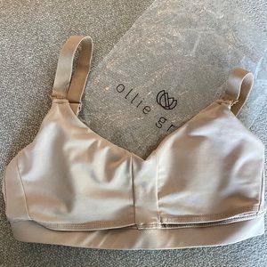 Ollie Gray new in bag nursing and pumping bra size small nude colour